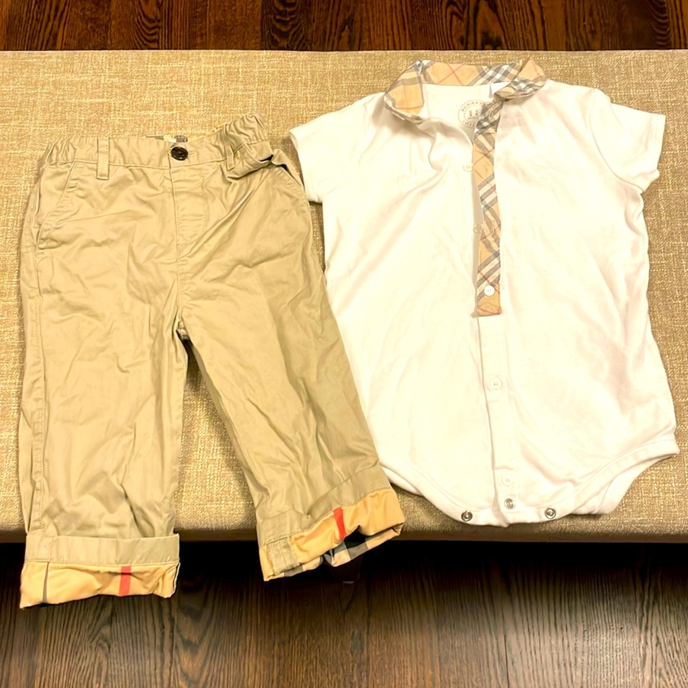 Authentic Burberry Baby Outfit